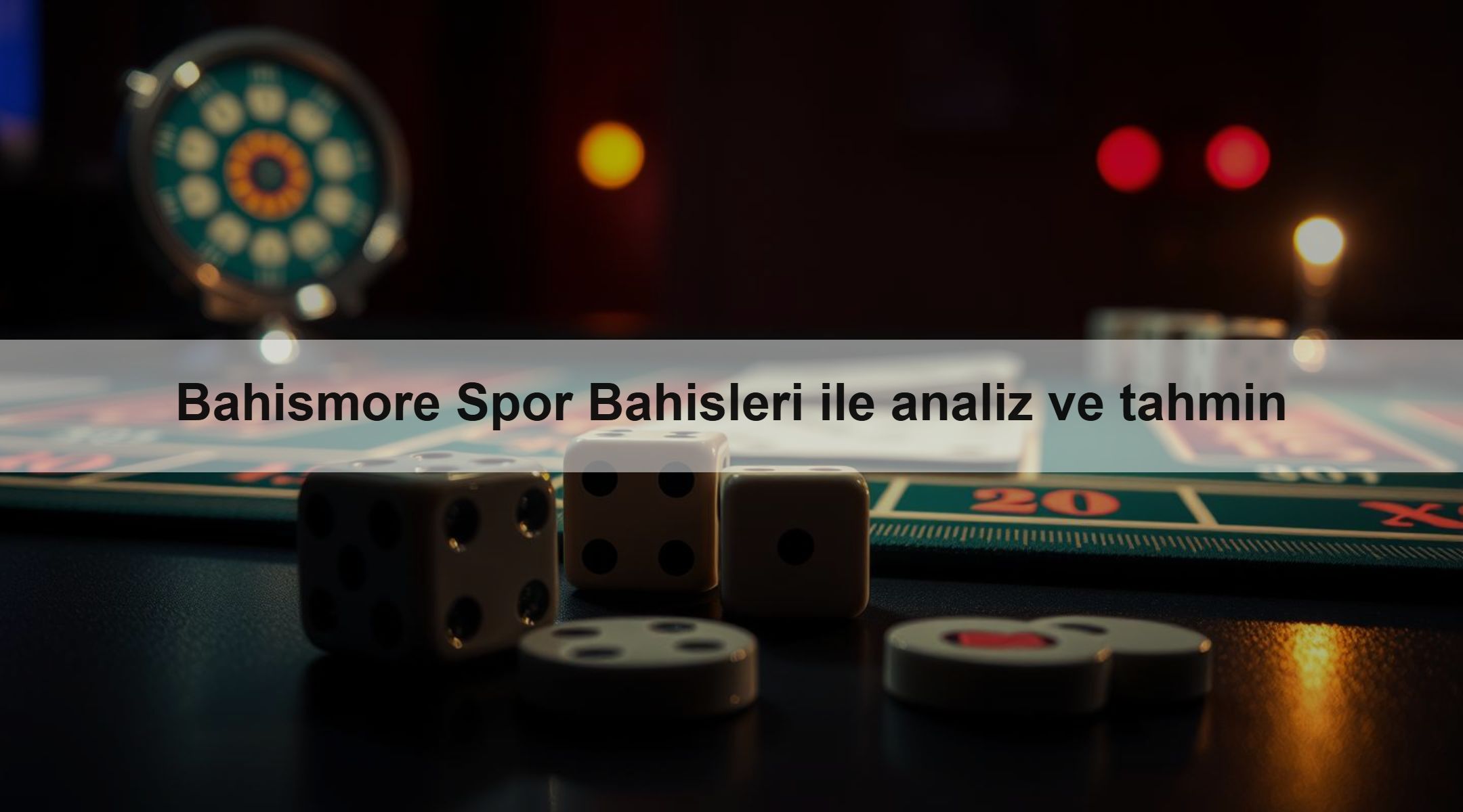 Bahismore Spor Bahisleri ile analiz ve tahmin