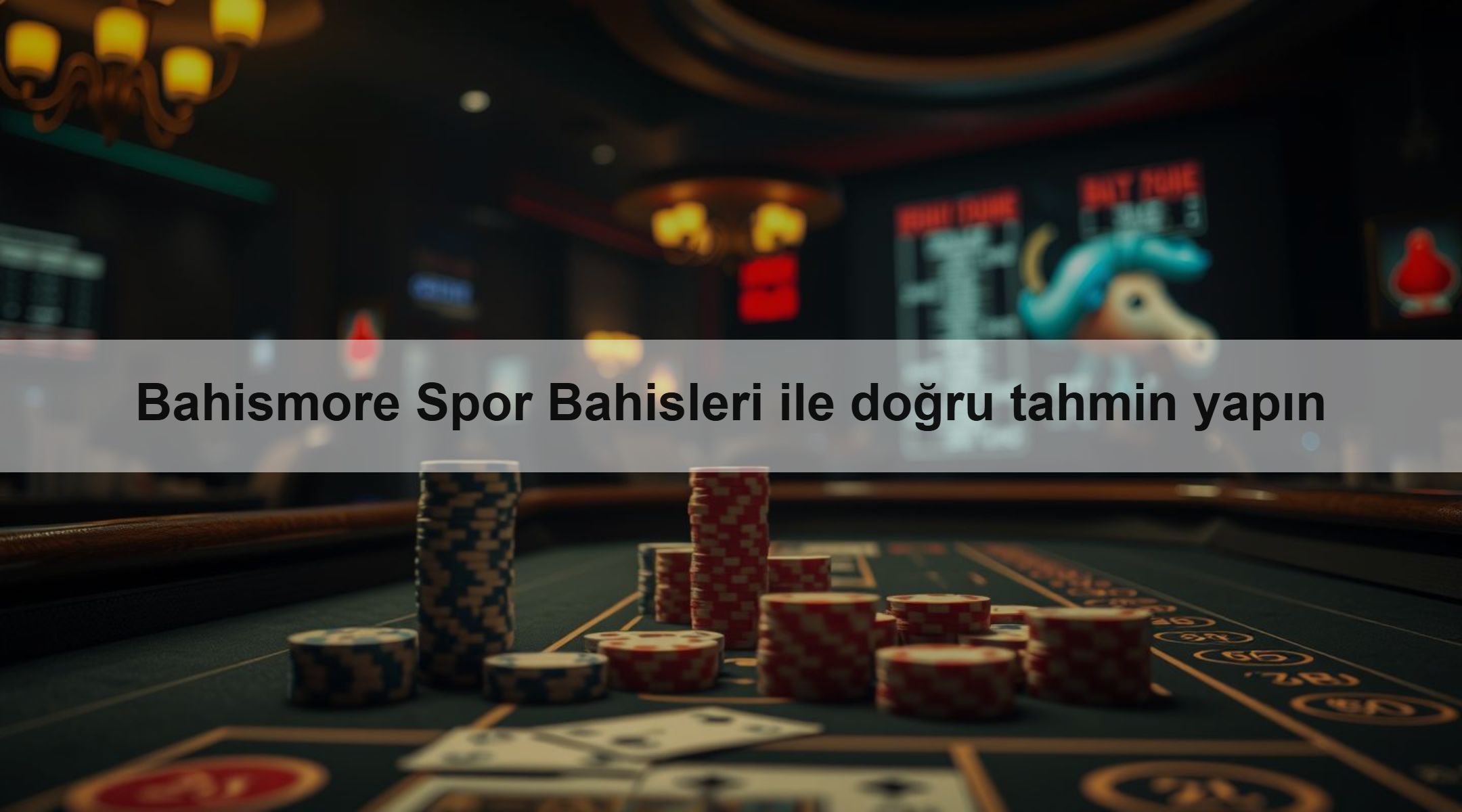 Bahismore Spor Bahisleri ile doğru tahmin yapın
